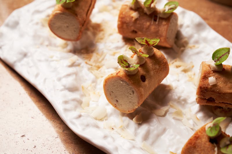 Traditional Sicilian cannoli with sweet ricotta filling